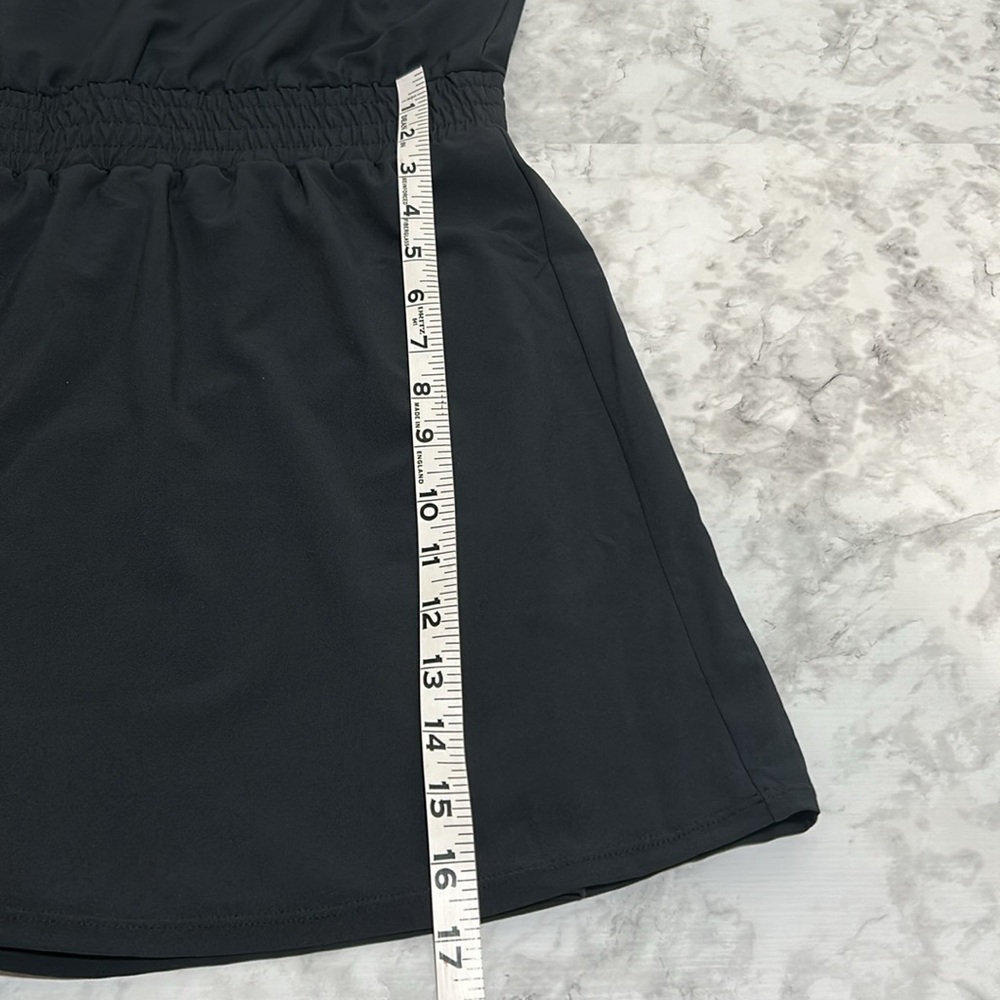 ABERCROMBIE WOMEN SKIRT ROMPER BLACK Sz XLP - Picture 6 of 9
